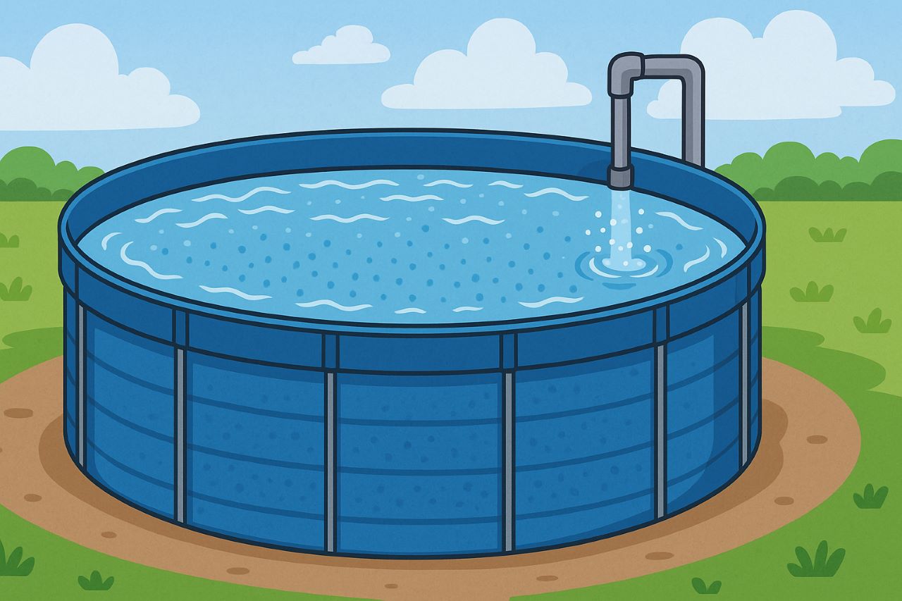 Kolam bioflok AR JAYA